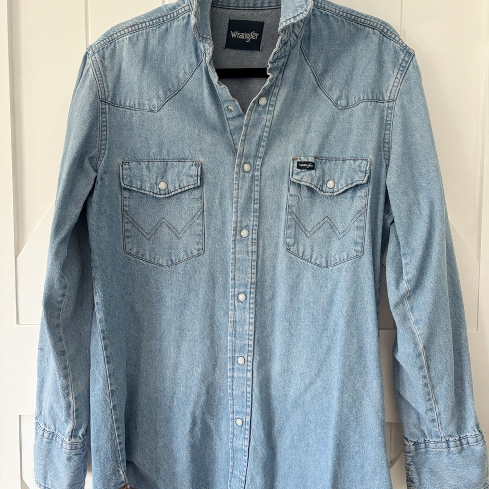 Wrangler Light Blue Denim Shirt